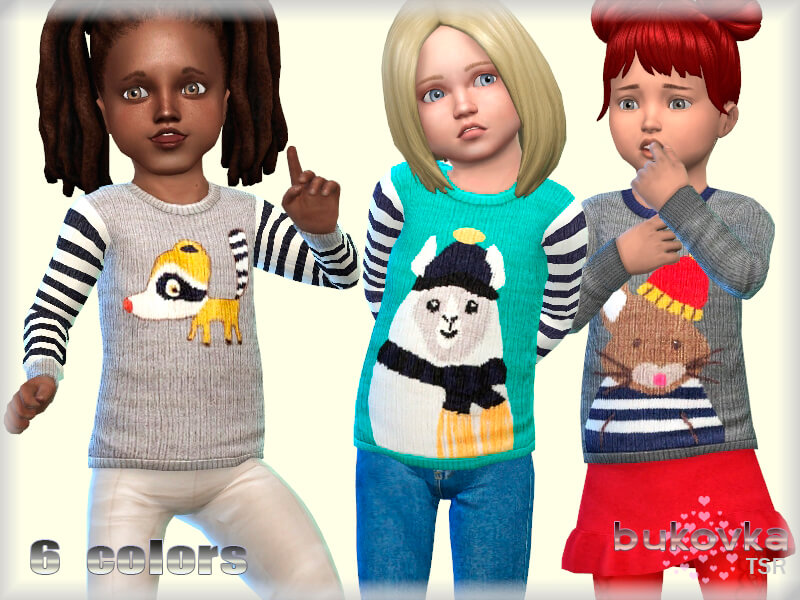 Sweater Toddler by bukovka from TSR • Sims 4 Downloads