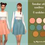 Sweater with sundress