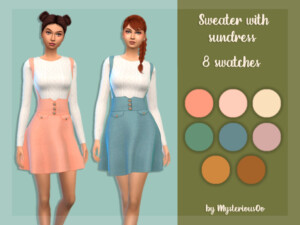 Sweater with sundress