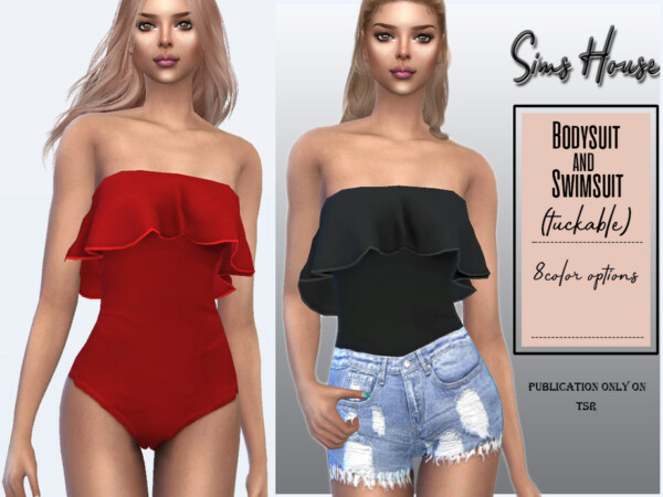 Swimsuit and Bodysuit 2 by Sims House from TSR