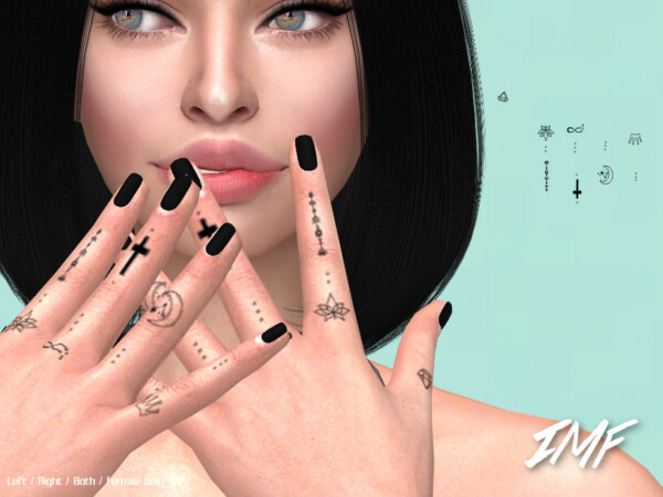 Tattoo Fingers Various by IzzieMcFire from TSR
