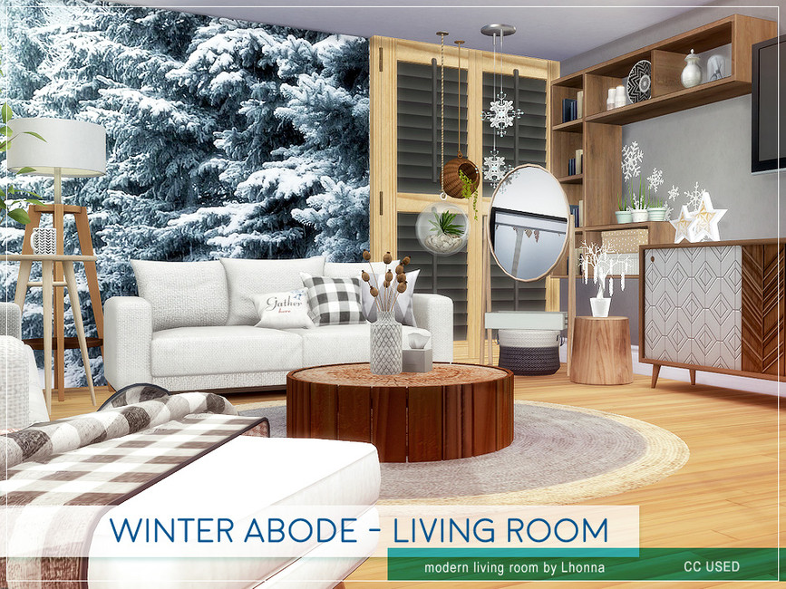 Winter Abode Living Room by Lhonna from TSR