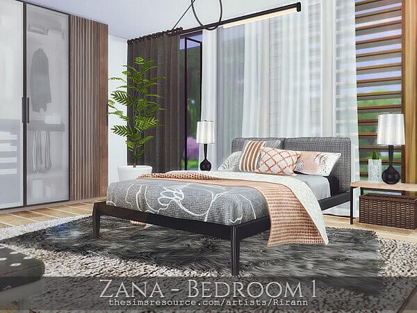 Zana Bedroom 1 by Rirann from TSR