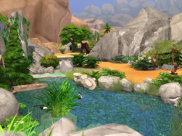 Stoneage Second Home from KyriaTs Sims 4 World