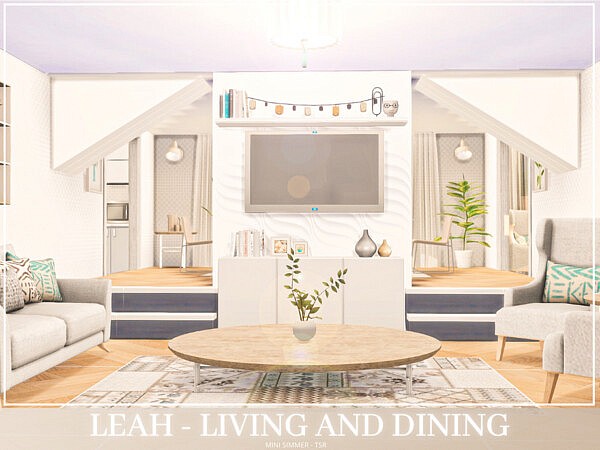 Leah Living and Dining by Mini Simmer from TSR