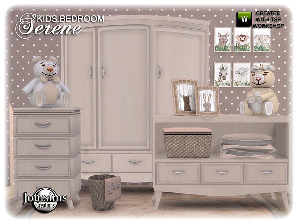 Serene kids bedroom part 2 by jomsims from TSR