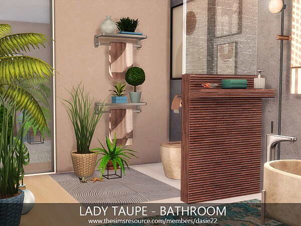Lady Taupe Bathroom by dasie2 from TSR