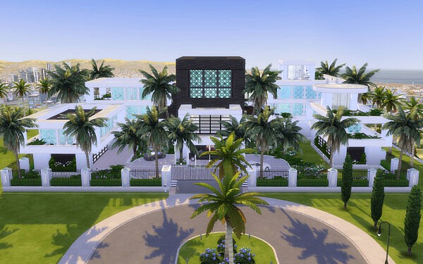Superstar Mega Mansion by alexiasi from Mod The Sims