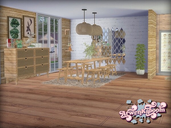 Frosted Grove V Dining Room by ArwenKaboom from TSR