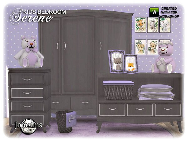 Serene kids bedroom part 2 by jomsims from TSR