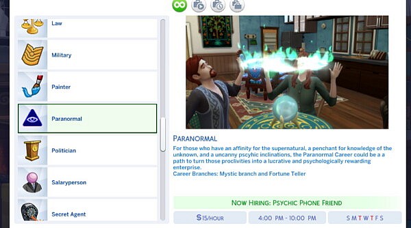 Paranormal Career by adeepindigo from Mod The Sims