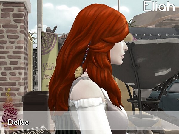 Eliah Hair from Sims Artists
