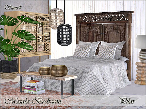 Masala Bedroom by Pilar from TSR