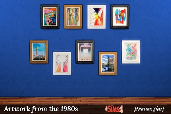 Art Series: Artwork from the 1980 2000s from Strenee sims