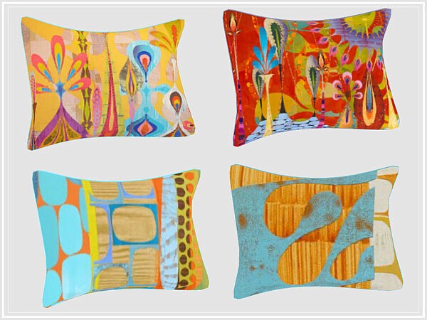 Multi color Sofa Cushions by philo from TSR