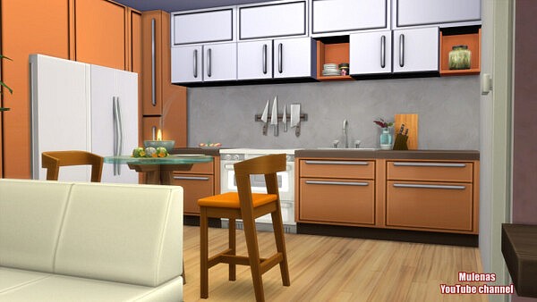 Modern apartment from Sims 3 by Mulena