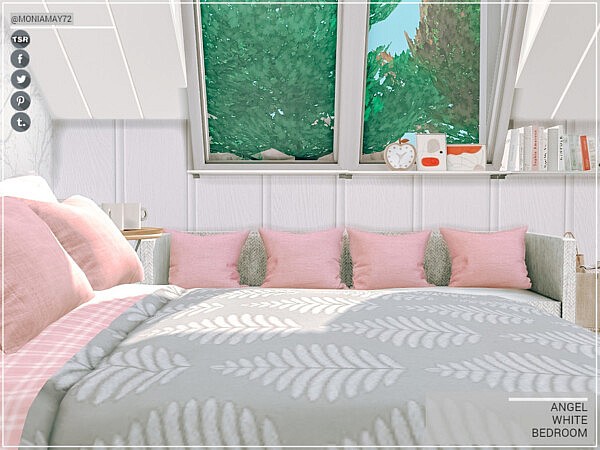 Angel White Bedroom by Moniamay72 from TSR