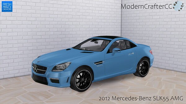 2012 Mercedes Benz SLK55 AMG sims 4 cc