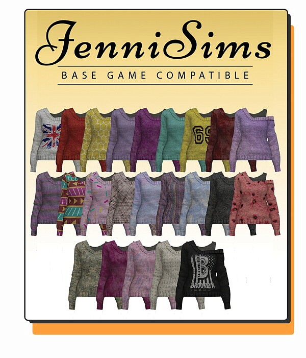 Sweater Off Shoulders from Jenni Sims