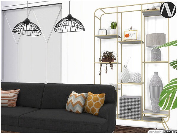 Downey Living Room by ArtVitalex from TSR