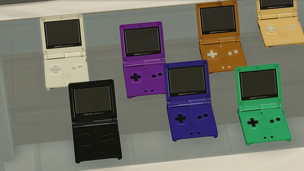 Usable Nintendo Game Boy Advance SP by LightningBolt from Mod The Sims