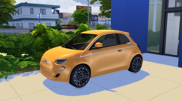 Fiat 500 Elettrica from Lory Sims