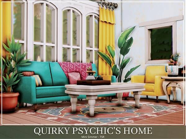 Quirky Psychics home by Mini Simmer from TSR