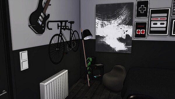 Black Room from Models Sims 4