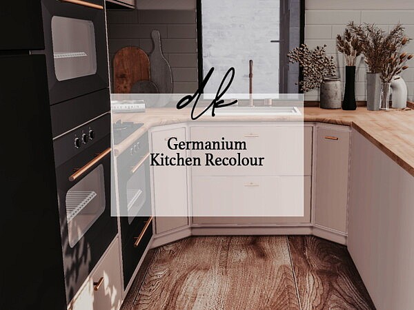 Germanium Kitchen Recolor from DK Sims