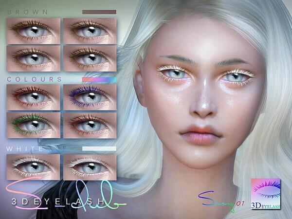 3D Eyelashes F V2 by S Club from TSR