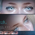 3D Eyelashes F Snow