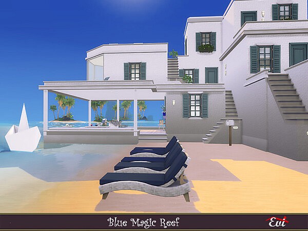 Magic blue reef villa by evi from TSR
