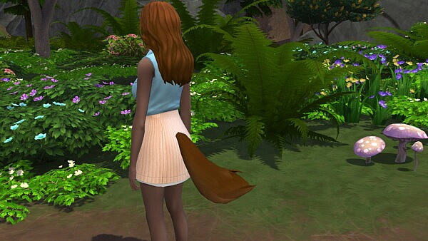 Yandere Sim Fox Tail by chloeismagic from Mod The Sims
