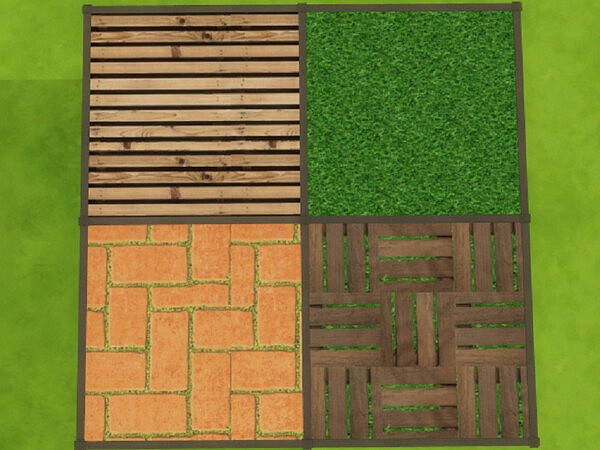 Up The Garden Path Floor and Wall Set by seimar8 from TSR