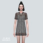 5 ST Knit Mini Dress sims 4 cc