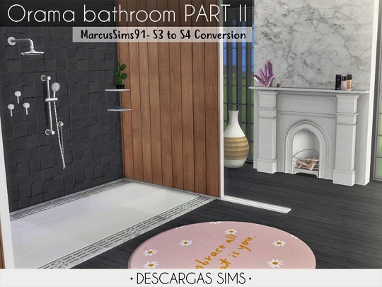 Orama bathroom from Descargas Sims