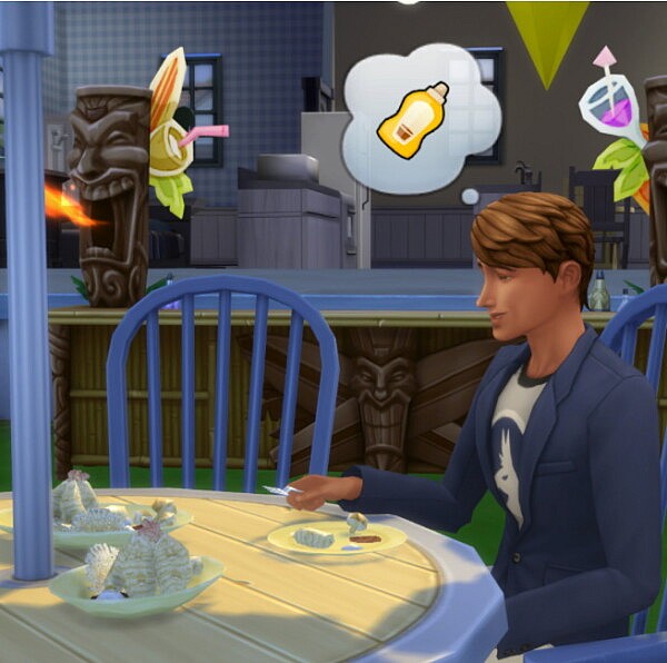 Fry Em Up: Deep Fryer, Family Diner Lot Trait and Sauce Pairing by konansock from Mod The Sims