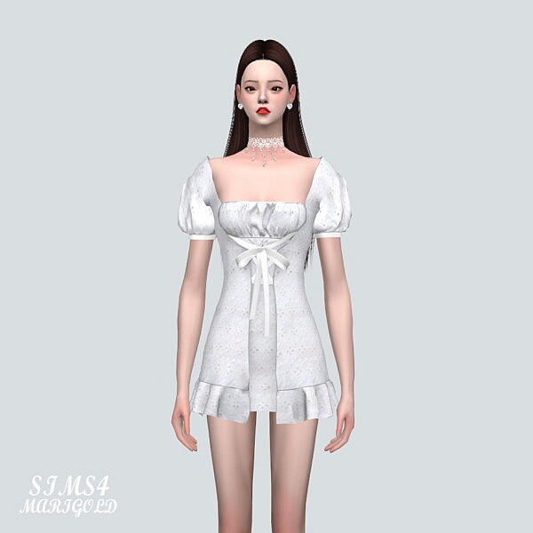 BT Ribbon Mini Dress from SIMS4 Marigold