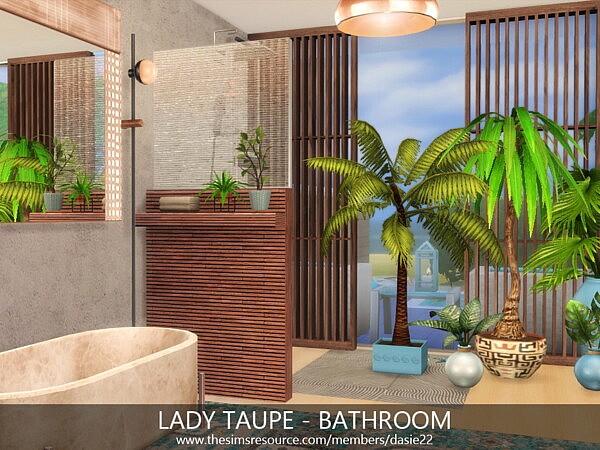 Lady Taupe Bathroom by dasie2 from TSR