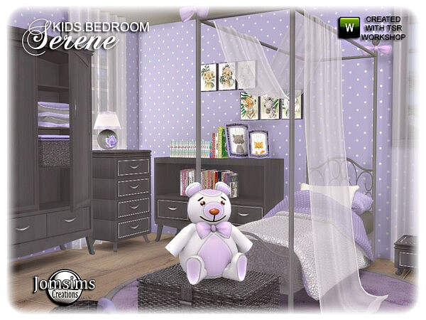 Serene kids bedroom by jomsims from TSR