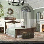 Agata bedroom furniture sims 4 cc