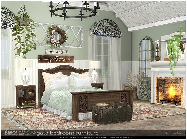 Agata bedroom furniture by Severinka from TSR