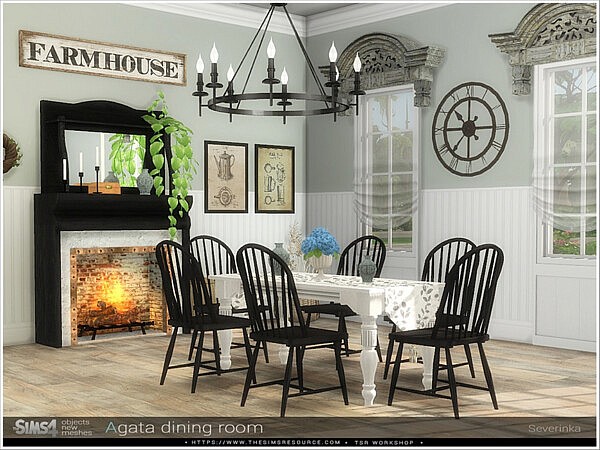Agata dining room by Severinka from TSR