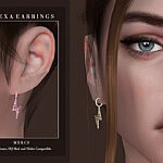 Alexa Earrings Sims 4 CC