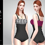 Alma Swimsuit Sims 4 CC