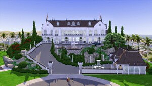 Amazing huge Millionaire Mansion Sims 4 CC