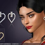 Amelia Heart Earrings