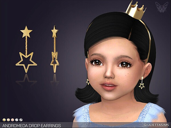 Andromeda Drop EarringsT by feyona from TSR