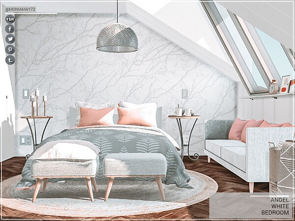 Angel White Bedroom by Moniamay72 from TSR