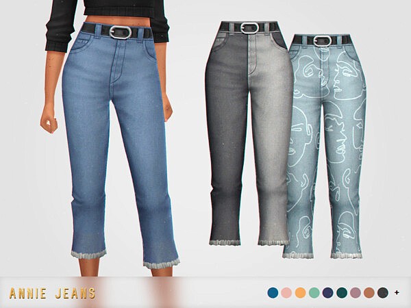 Annie Jeans by pixelette from TSR • Sims 4 Downloads